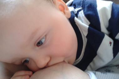 Breastfeeding baby