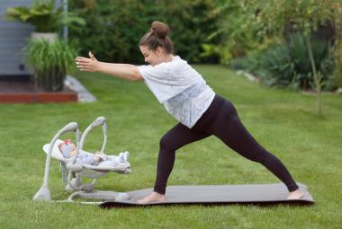woman exercising